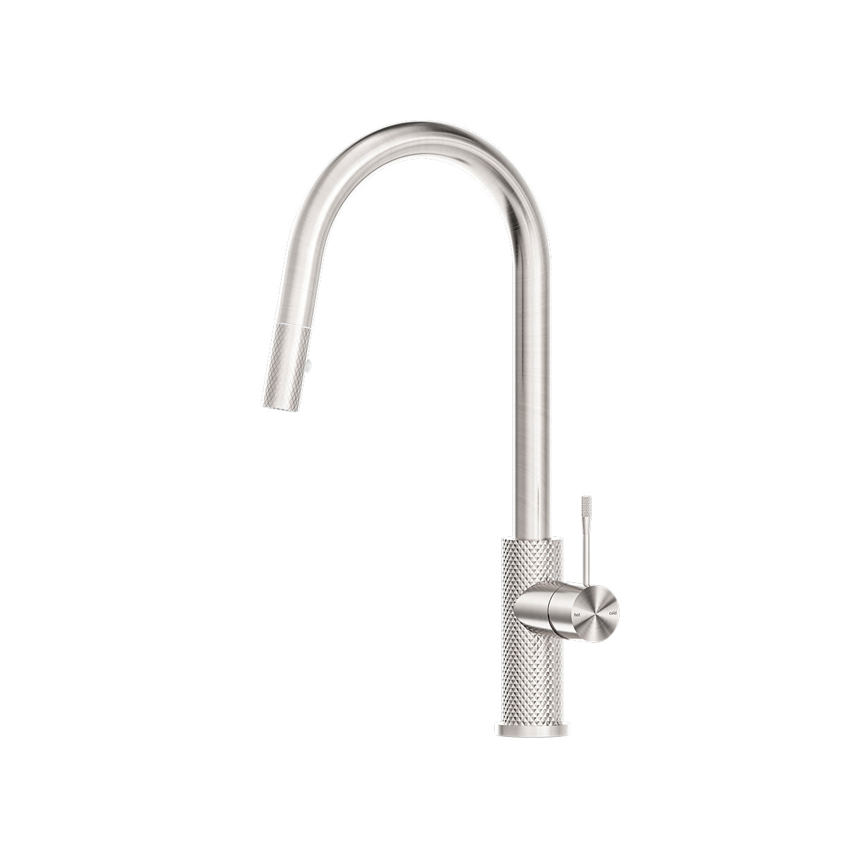 Opal Pull Out Sink Mixer With Vegie Spray Function Brushed Nickel