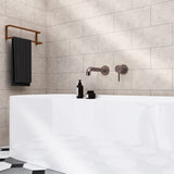 Mecca Wall Basin/Bath Mixer Separate Back Plate 185mm Brushed Bronze