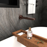 Bianca Fixed Bath Spout Only 200mm Brushed Bronze