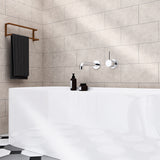 MECCA SHOWER MIXER 60MM HANDLE UP PLATE CHROME