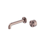 Kara Progressive Wall Basin/Bath Set 260mm Brushed Bronze