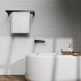 BIANCA SOAP DISH HOLDER GUN METAL
