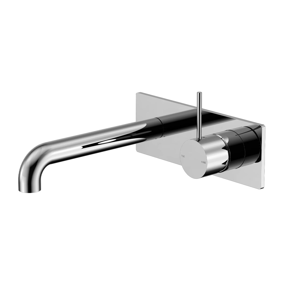 MECCA WALL BASIN/BATH MIXER HANDLE UP 185MM CHROME