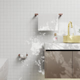 Bianca Toilet Roll Holder Brushed Bronze