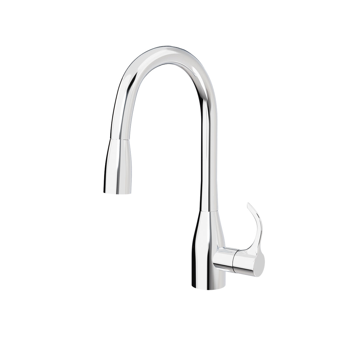 Simplice Pull Down Kitchen Mixer Polished Chrome