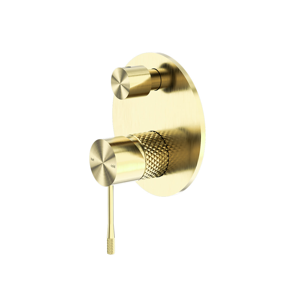 Opal Shower Mixer With Divertor Brushed Gold
