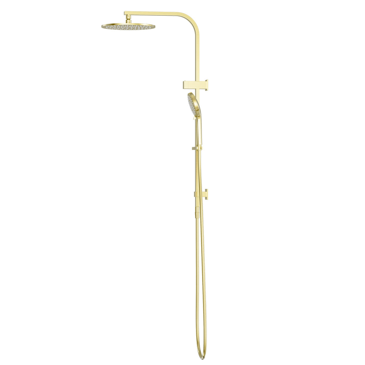 BIANCA TWIN SHOWER BRUSHED GOLD