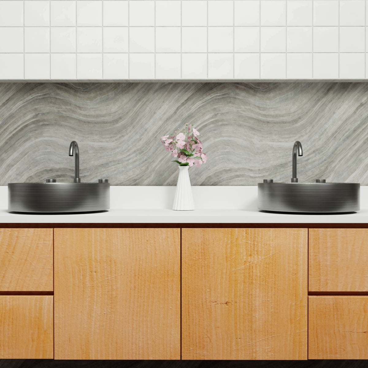 Kara Kitchen Set Gun Metal