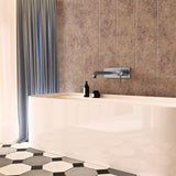 Mecca Wall Basin/Bath Mixer 185mm Gun Metal