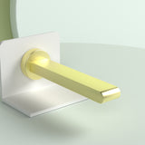 Bianca Fixed Bath Spout Only 200mm Brushed Gold