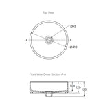 Square Slim Basin