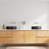 Kara Progressive Wall Basin/Bath Set 260mm Brushed Gold