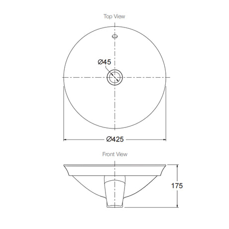 Veil Round Vessel Basin