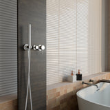 Mecca Shower Mixer With Horizontal 2 Way Divertor Chrome