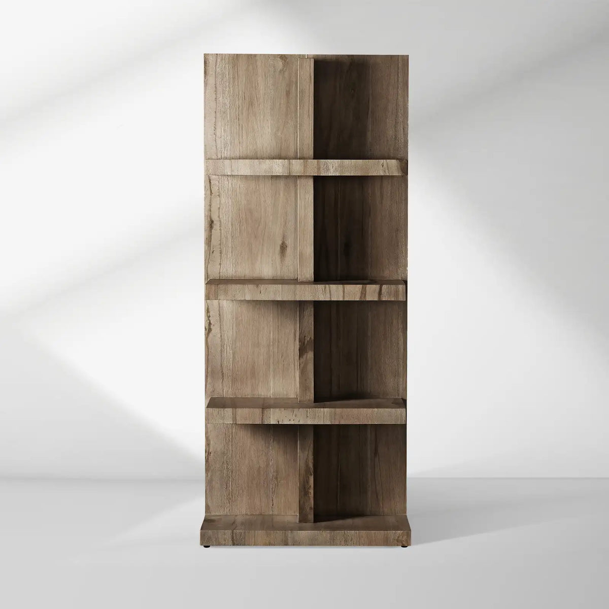 Leandro Solid Oak Wood Bookcase