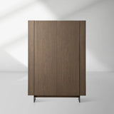 Mihaela Chestnut Wood Sideboard Buffet Storage Cabinet