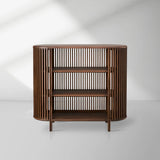 Paige Low Reeded Storage Cabinet