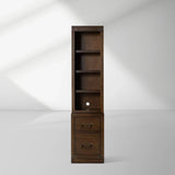 Tremont Wood Modular Bookcase Modern Offices Tall Storage Cabinets