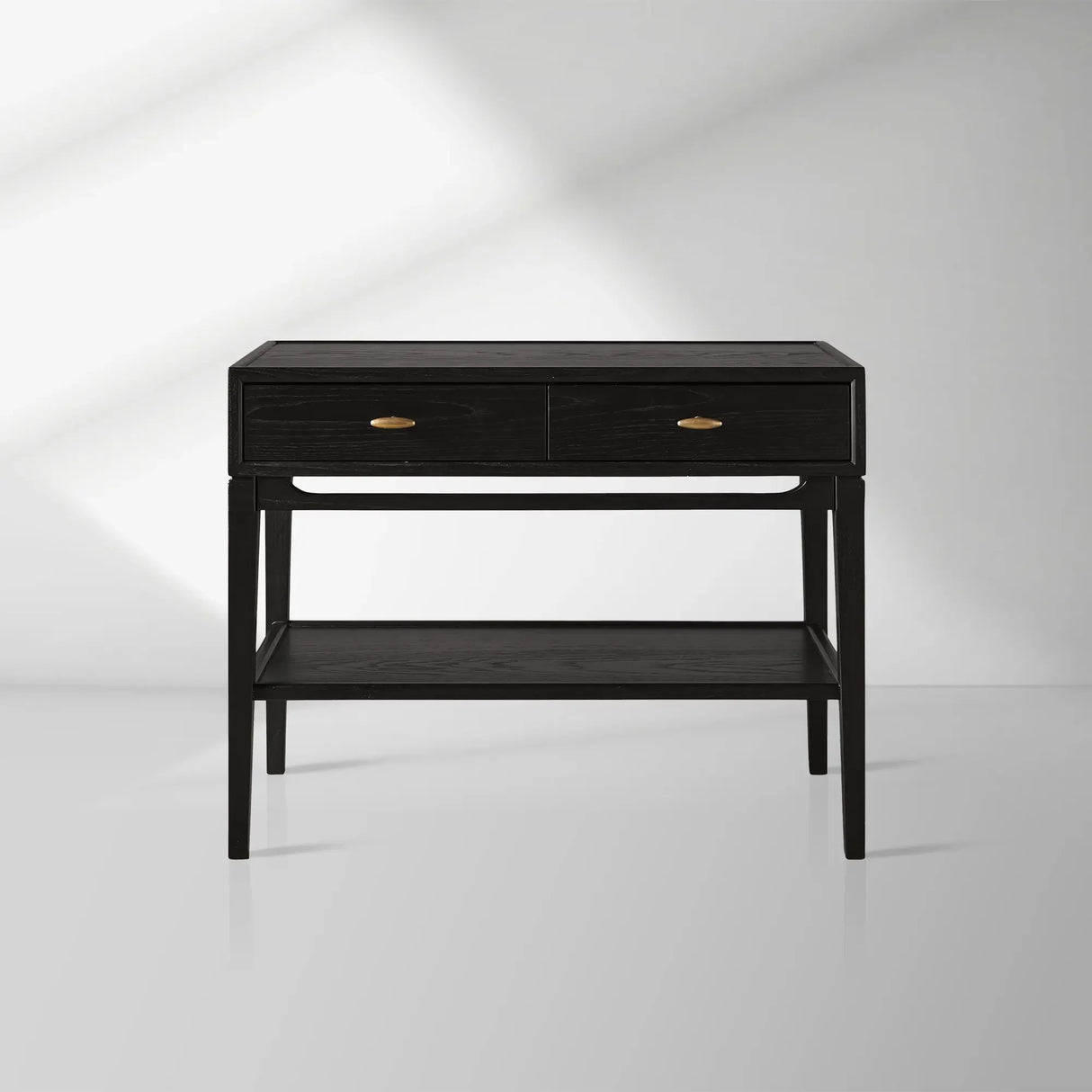 Brock Nightstand Mid-Century Modern Bedside Table Ash Night Side Storage Cabinet