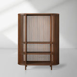 Paige Low Reeded Storage Cabinet