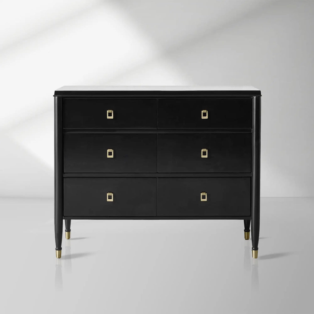 Lavenir French 6-Drawer Chest Dressers Wood Storage Cabinet