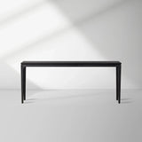 Park Ash Wood Entryway Console Table Black Hallway Entrance Table