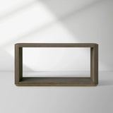 Harrow Entryway Console Table Faux Shagreen Finish Wood Entrance Table