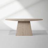 Ilaria Stone Entrance Console Table in Light Travertine Hallway Entryway Table