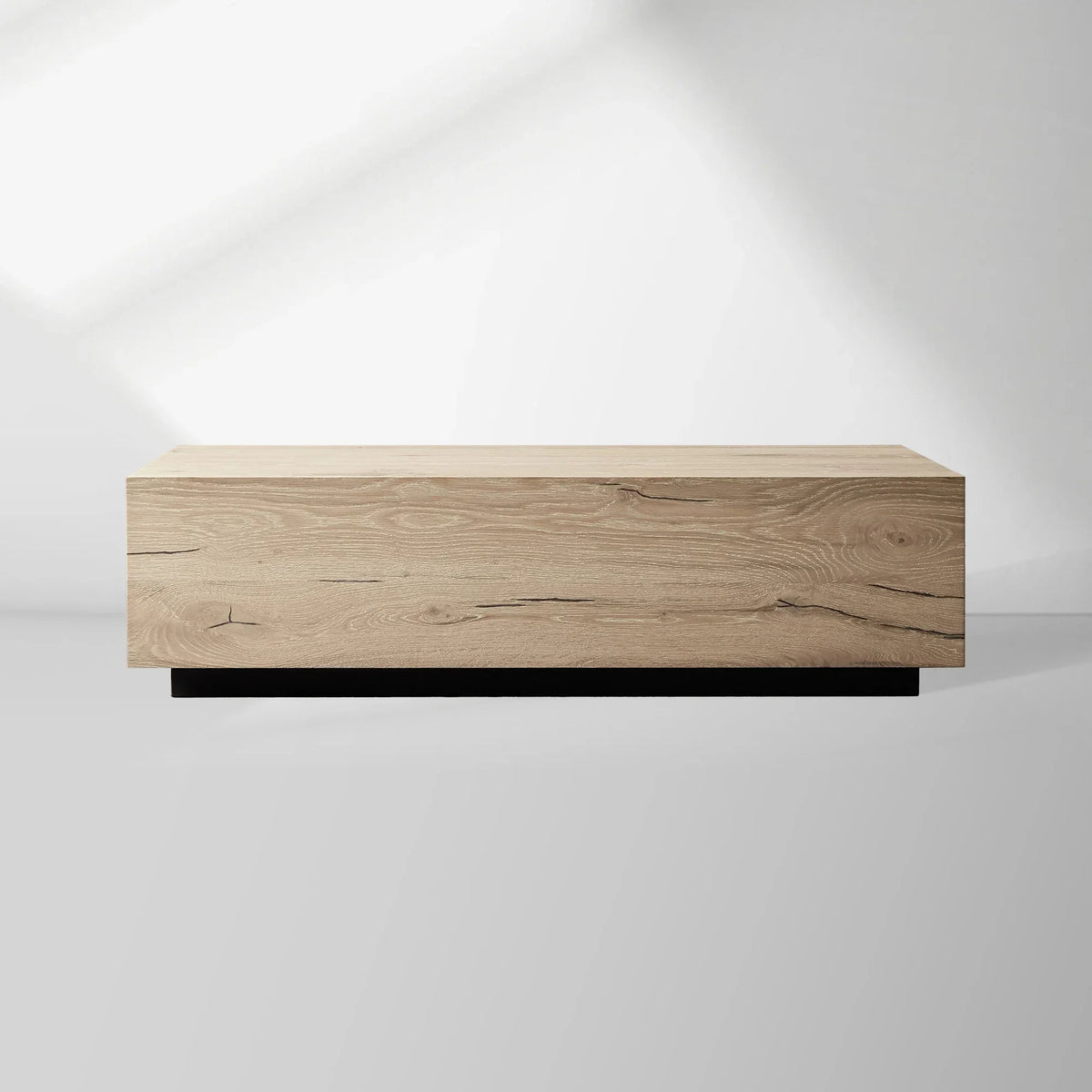Sullivan Rectangle Coffee Table Living Room Oak Wood Center Tea Table Rural Cocktail Table