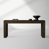 Sullivan Entryway Console Table Solid Oak Hallway Entrance Table