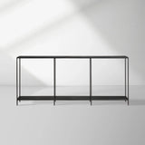 Kavali Console Table Solid Iron Frame Entrance Side Table