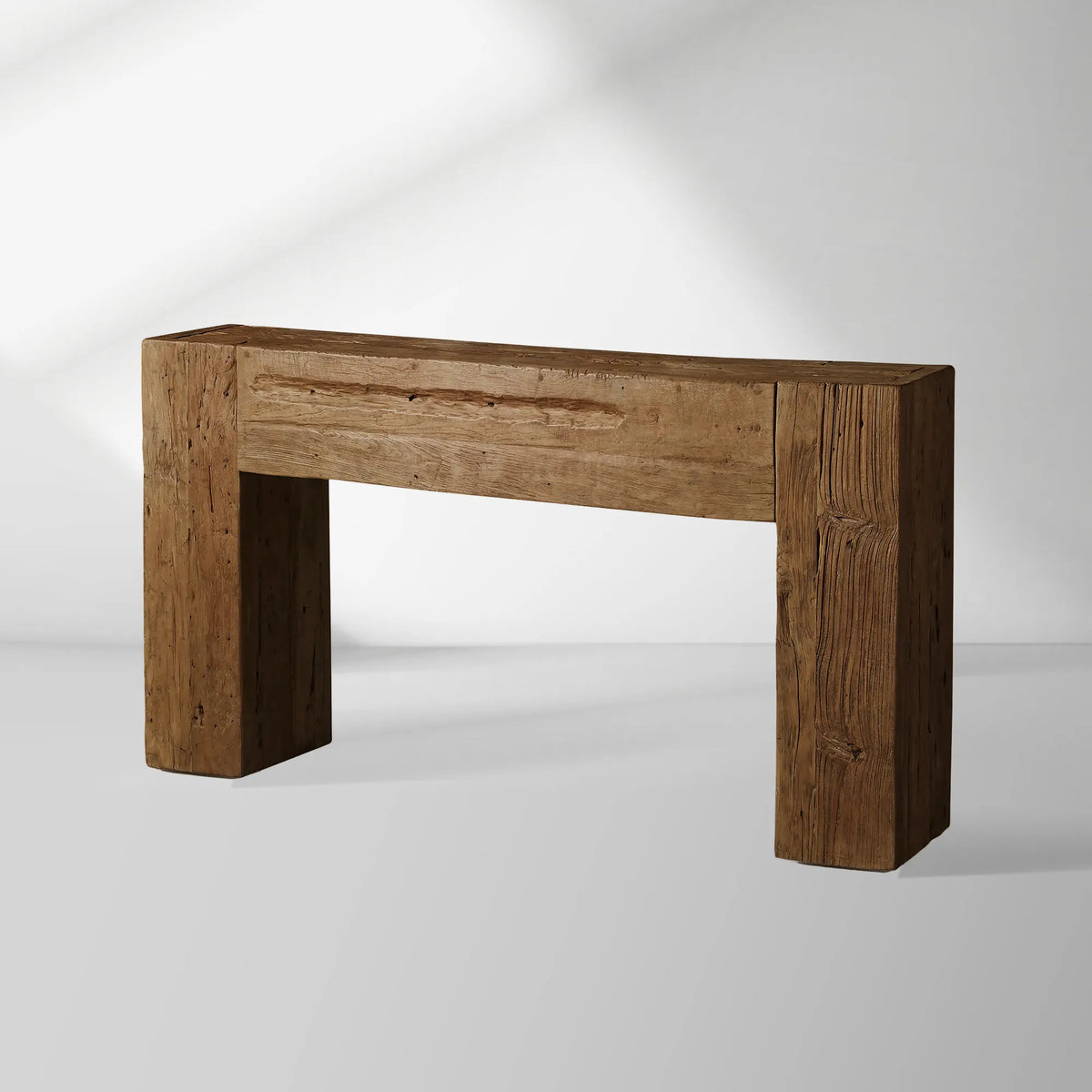 Ubud Wood Entrance Console Table Reclaimed Teak Sidewalk Table