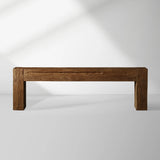 Ubud Wood Entrance Console Table Reclaimed Teak Sidewalk Table