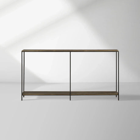 Kavali Console Table Solid Iron Frame Entrance Side Table
