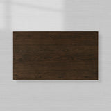 Sullivan Rectangular Oak Coffee Table Black Plinth Base Cocktail Table Wood Living Room Center Tea Table