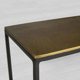 Kavali Console Table Solid Iron Frame Entrance Side Table