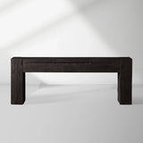 Ubud Wood Entrance Console Table Reclaimed Teak Sidewalk Table