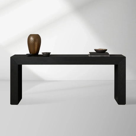 Sullivan Entryway Console Table Solid Oak Hallway Entrance Table