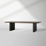 Saint Germain Marble Top Coffee Table Living Room Cocktail Table Clement Wood Base Center Tea Table