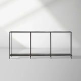 Kavali Console Table Solid Iron Frame Entrance Side Table