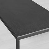 Kavali Metal Entryway Console Table Solid Iron Frame Hallway Entrance Table