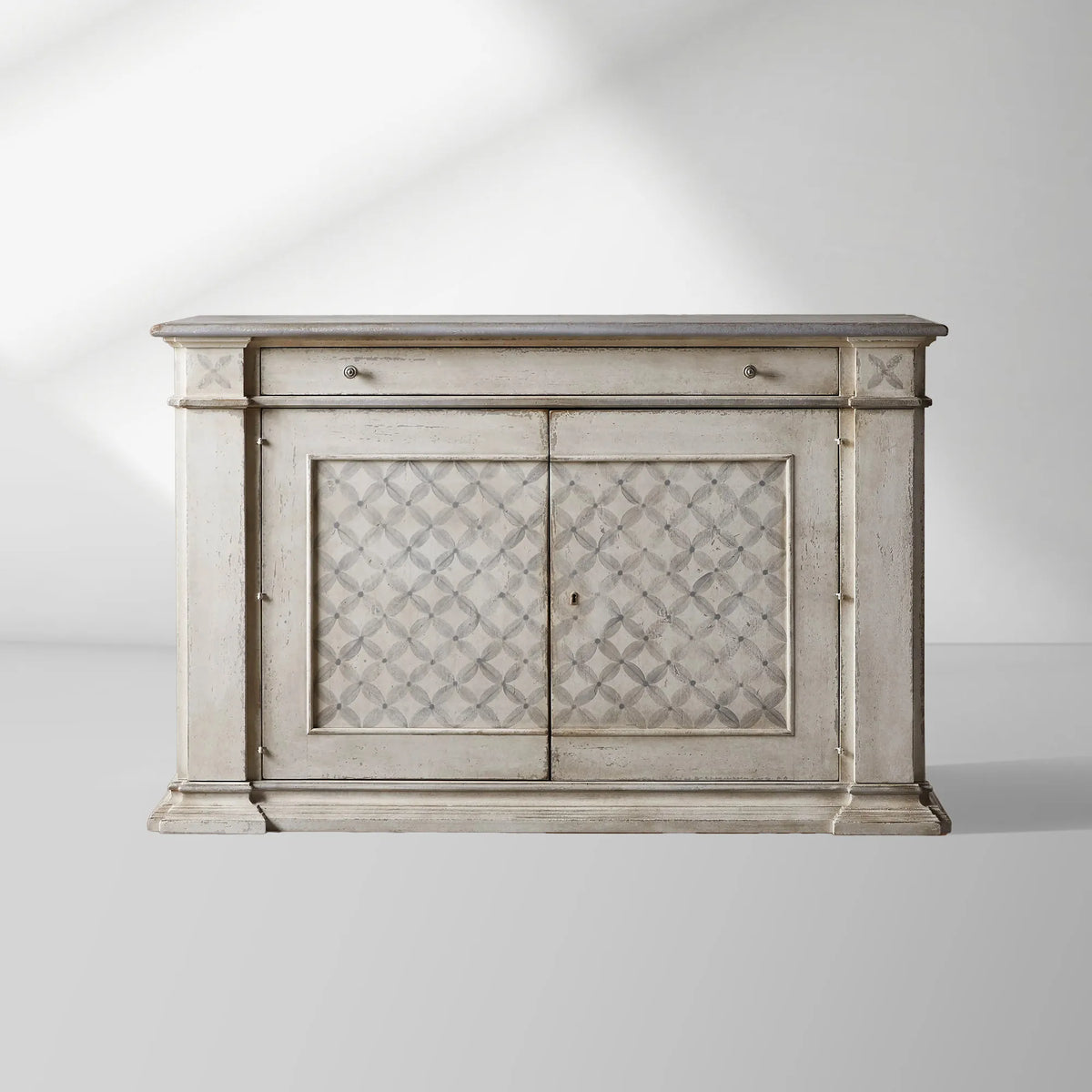 Messina Margherita Bell'Arte Sideboard Buffet Table Wood Living Room Entryways Cabinet