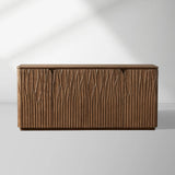 Norris Wood Sideboard Modern Buffet Table with Fiberglass Base Living Room Entryways Cabinet