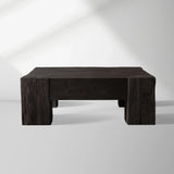 Ubud Square Reclaimed Teak Coffee Table Wood Living Room Center Tea Table Vintage Cocktail Table