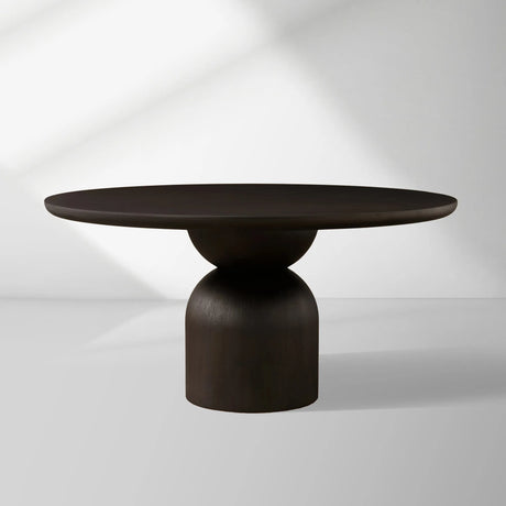 Perth Round Romanian Wood Dining Table
