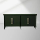 Oakleigh High-Gloss Lacquer Sideboard Wood Buffet Tables Living Room Entryways Storage Cabinet