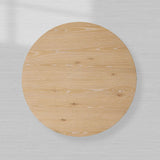 Sullivan Wood Round Coffee Table Oak Cocktail Table Simplicity Living Room Center Tea Table