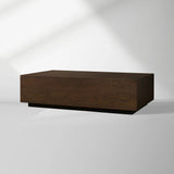 Sullivan Rectangle Coffee Table Living Room Oak Wood Center Tea Table Rural Cocktail Table