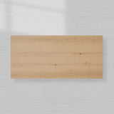 Sullivan Wood Waterfall Coffee Table Rectangle Rural Cocktail Table Oak Wood Center Tea Table