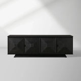 Pelham Indonesia Distressed Sideboard Wood Buffet Table Wood Living Room Entryways TV Cabinet